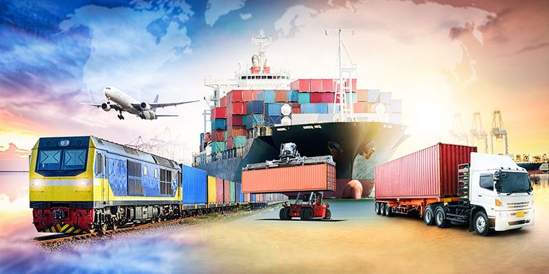 Global business logistics import export background and container cargo freight ship transport concept nộp hồ sơ hải quan
