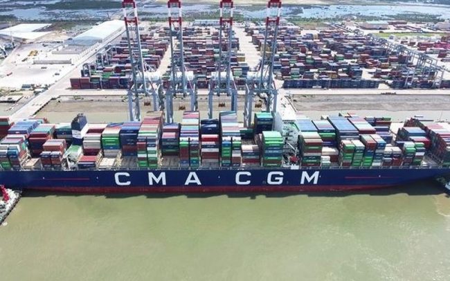 xac dinh vi tri container tren tau