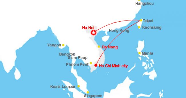 Chuyển hành lý bằng đường hàng không đến Đài Loan Chuyển hành lý bằng đường hàng không đến Đài Loan