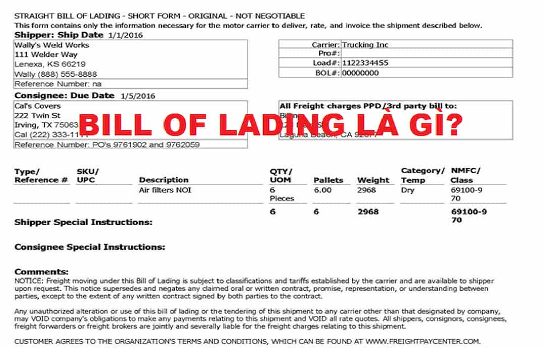 on board date bill of lading