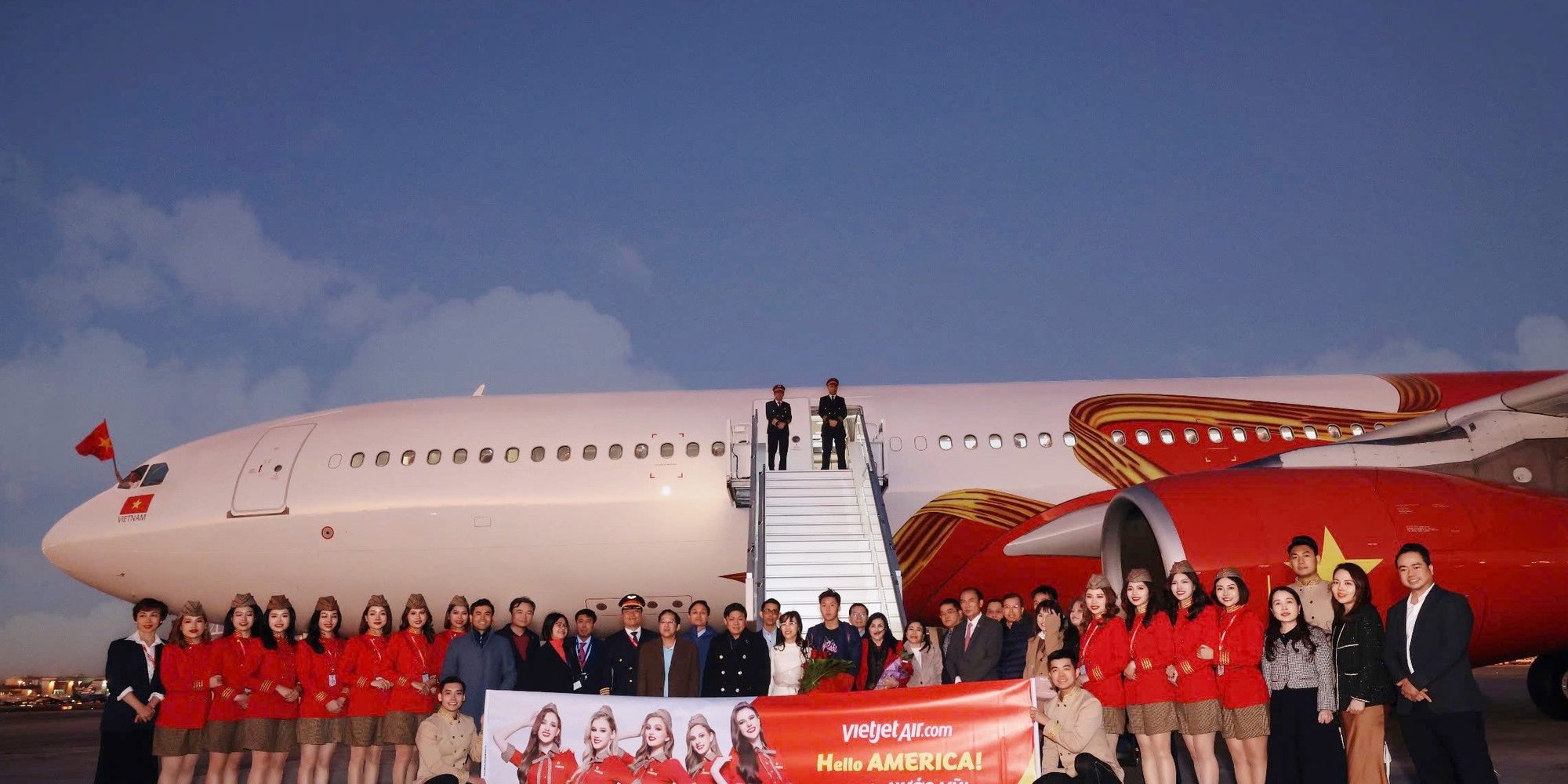 Chuyến Bay Đầu Tiên Của Vietjet Mở Ra "Chân Trời Hợp Tác Mới" Việt Nam - Hoa Kỳ