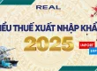 Biểu thuế xuất nhập khẩu 2025