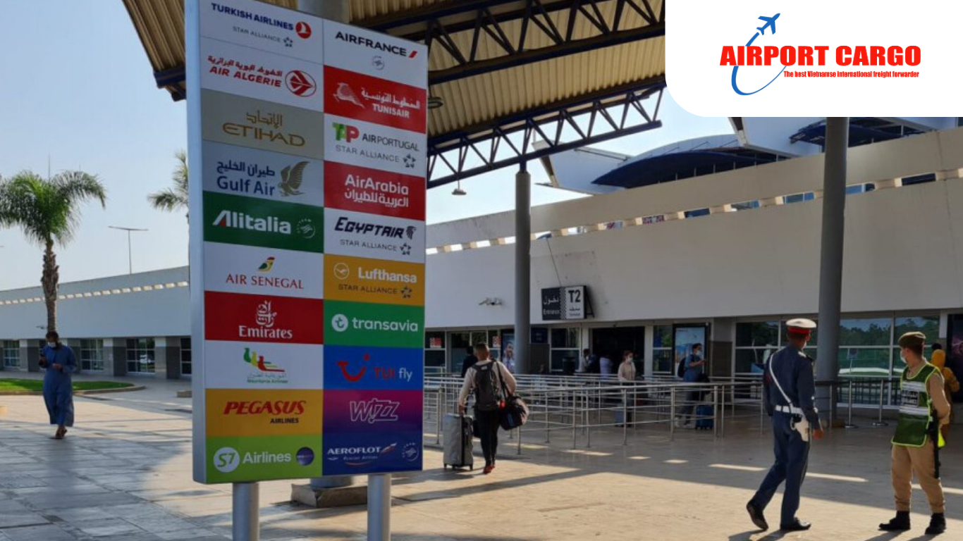 Gửi hàng đi Sân bay Quốc tế Casablanca Mohammed V Gửi hàng đi Sân bay Quốc tế Casablanca Mohammed V