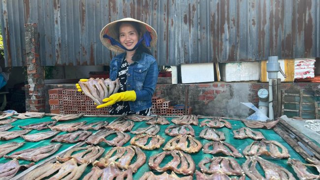 Gửi khô cá lóc An Giang